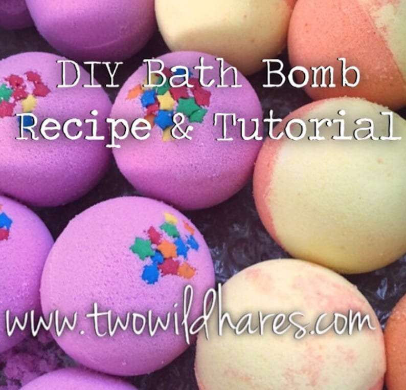 DIY BATH BOMB Recipe & Tutorial Guide, Bath Bomb Making, Step By Step, Two Wild Hares image 10
