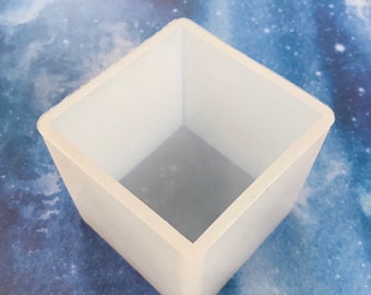 2.5" CUBE Silicone Mold, Free US Ship, Soap, Lotion Bars, Jelly Soap, Wax, Resin, Heat Safe Silicone, Free US Ship,Two Wild Hares