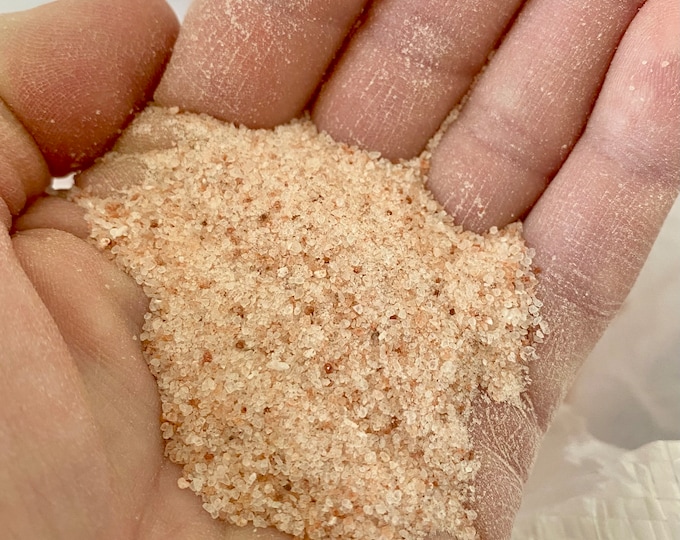 6lb BULK PINK Himalayan Sea Salt, Fine Grain, Natural, Remineralizing, Free Usa Ship, Two Wild Hares