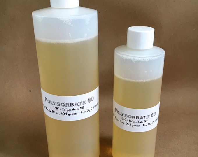 2lb- POLYSORBATE 80, Cosmetic Emulsifier, Co-Surfactant, Two Wild Hares