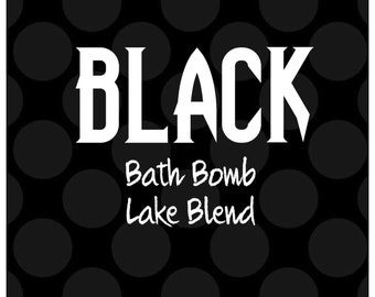 4oz BLACK Bath Bomb Lake Dye Blend, High Dye %, Cosmetic Colorant, Batch Certified, Container Packaging, Two Wild Hares