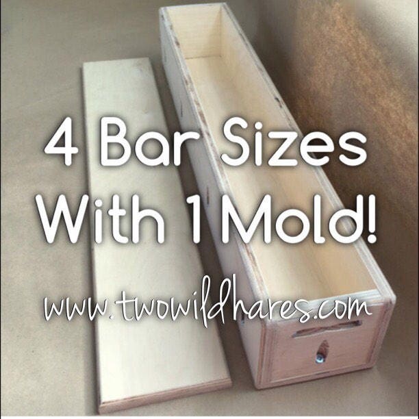 8lb SOAP MOLD 4 Bar Sizes From 1 Mold Including Tall & Etsy