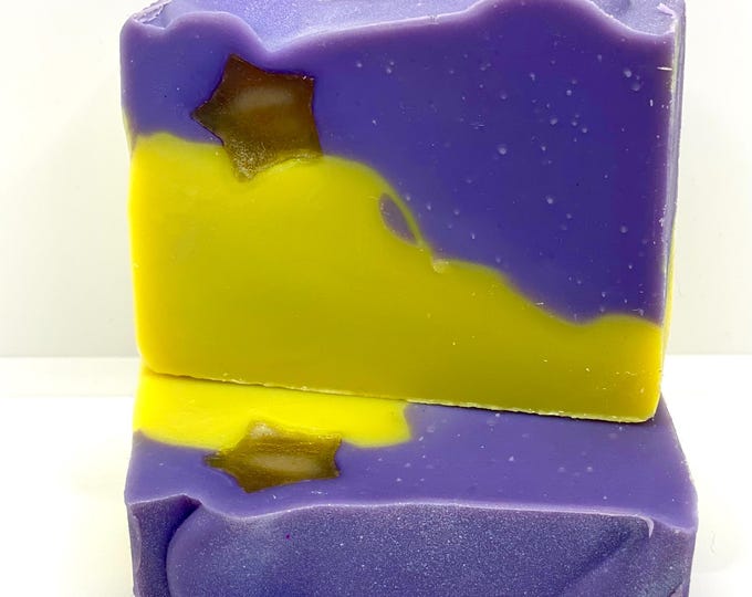 UNICORN SPELL Tropical Fruit Blend, Magical Bath Experience, Handmade Soap,  4 oz, Two Wild Hares
