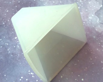 2.5" PYRAMID Silicone Mold, Soap, Lotion Bars, Jelly Soap, Wax, Resin, DIY Soap, Free Usa Ship,Two Wild Hares