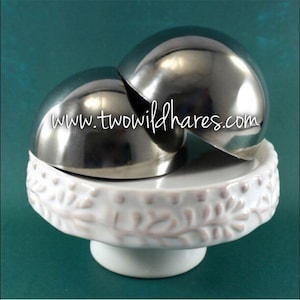 2.5″  BATH BOMB Mold, 63mm, Heavy Duty, Stainless Steel, Won&#39;t Dent Like, Best Selling Size, Two Wild Hares