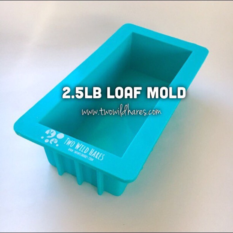 2.5 Lb. Soap Loaf Mold Heavy Duty Non Bowing Silicone Mold Etsy