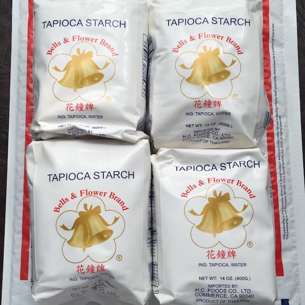 3.5 LBS TAPIOCA Starch, 4-14oz Bags, Free Us Ship, Two Wild Hares