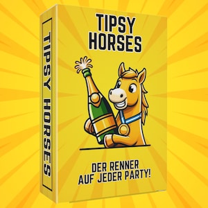 Tipsy Horses | Trinkspiel für Erwachsene | Pferderennen | Der Renner auf jeder Party | Partyspiel ab 18 | JGA Spiel