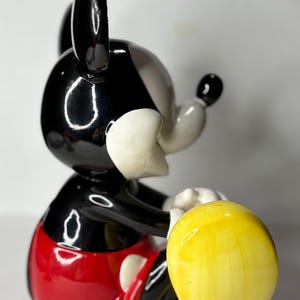 Disney Schmid Mickey Mouse Club March Music Box Ceramic Figurine image 2