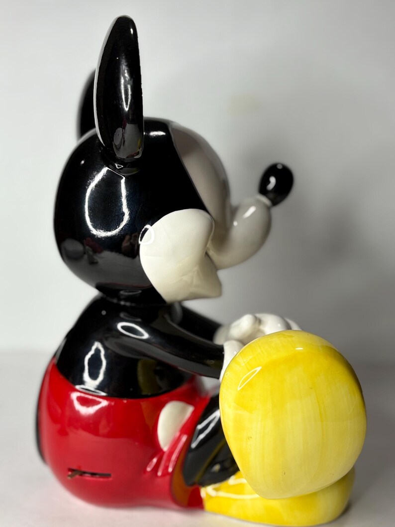 Disney Schmid Mickey Mouse Club March Music Box Ceramic Figurine image 2