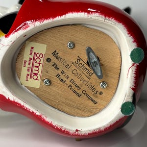 Disney Schmid Mickey Mouse Club March Music Box Ceramic Figurine image 5