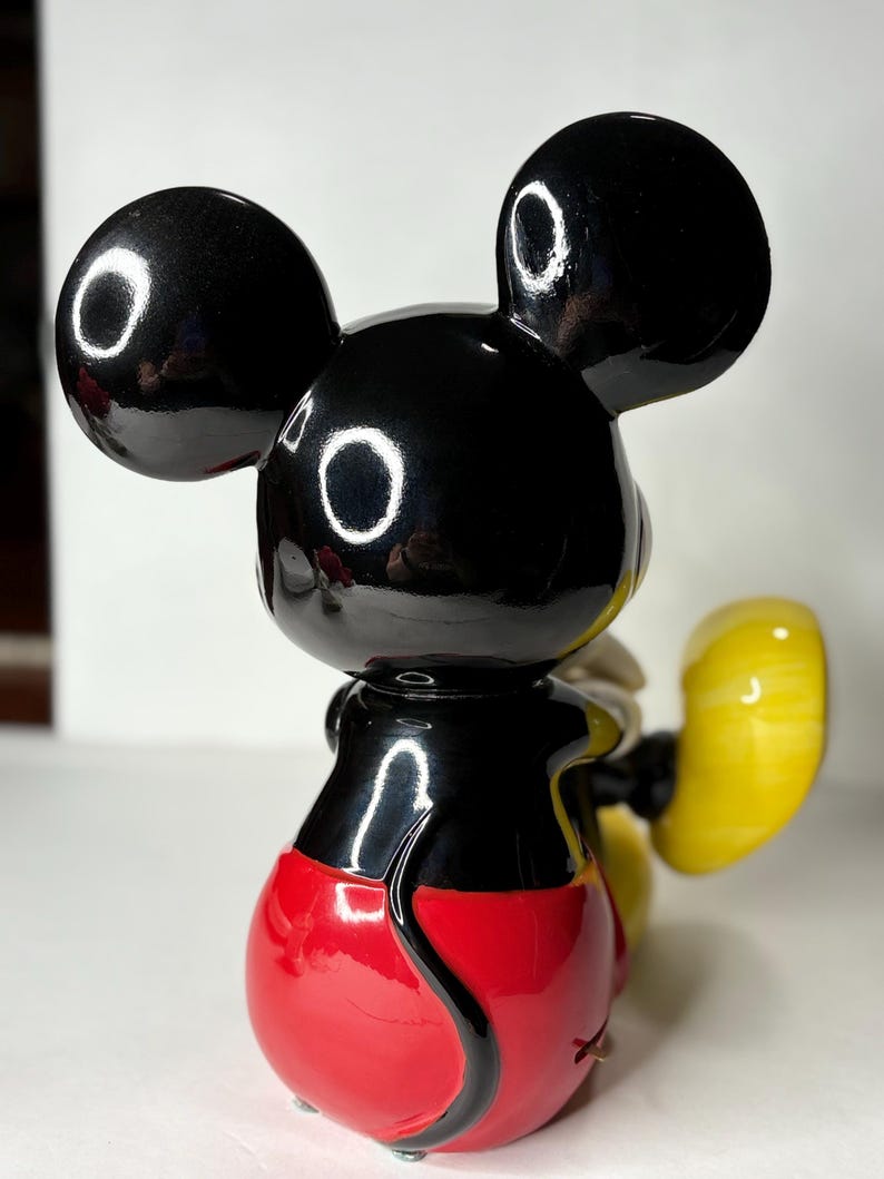 Disney Schmid Mickey Mouse Club March Music Box Ceramic Figurine image 3