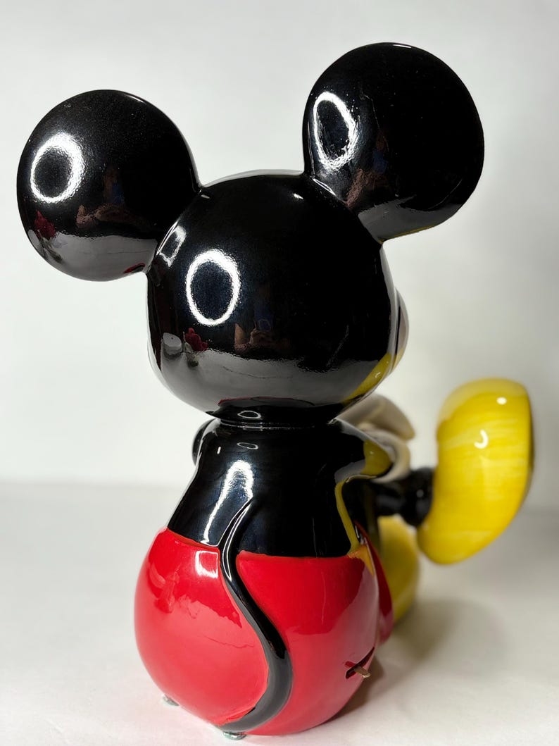 Disney Schmid Mickey Mouse Club March Music Box Ceramic Figurine image 8