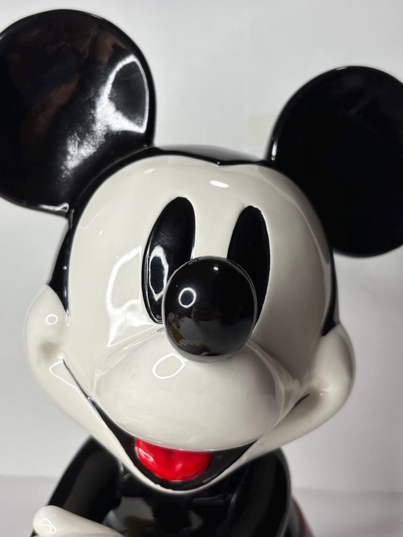 Disney Schmid Mickey Mouse Club March Music Box Ceramic Figurine image 9