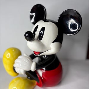 Disney Schmid Mickey Mouse Club March Music Box Ceramic Figurine image 6