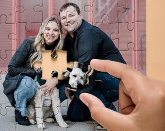 Personalized Photo Jigsaw Puzzle, Anniversary Gift