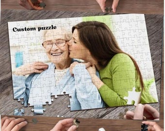 Custom Photo Jigsaw Puzzle, Personalized Gift (500 or 1000 Piece)
