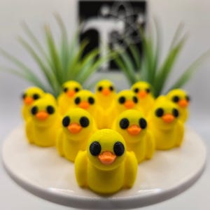Duck | 3D Printed | Articulated Flexi Wiggle | ADHD Sensory Aid | Fidget Toy | Keychain Option | Cute Mini Animal