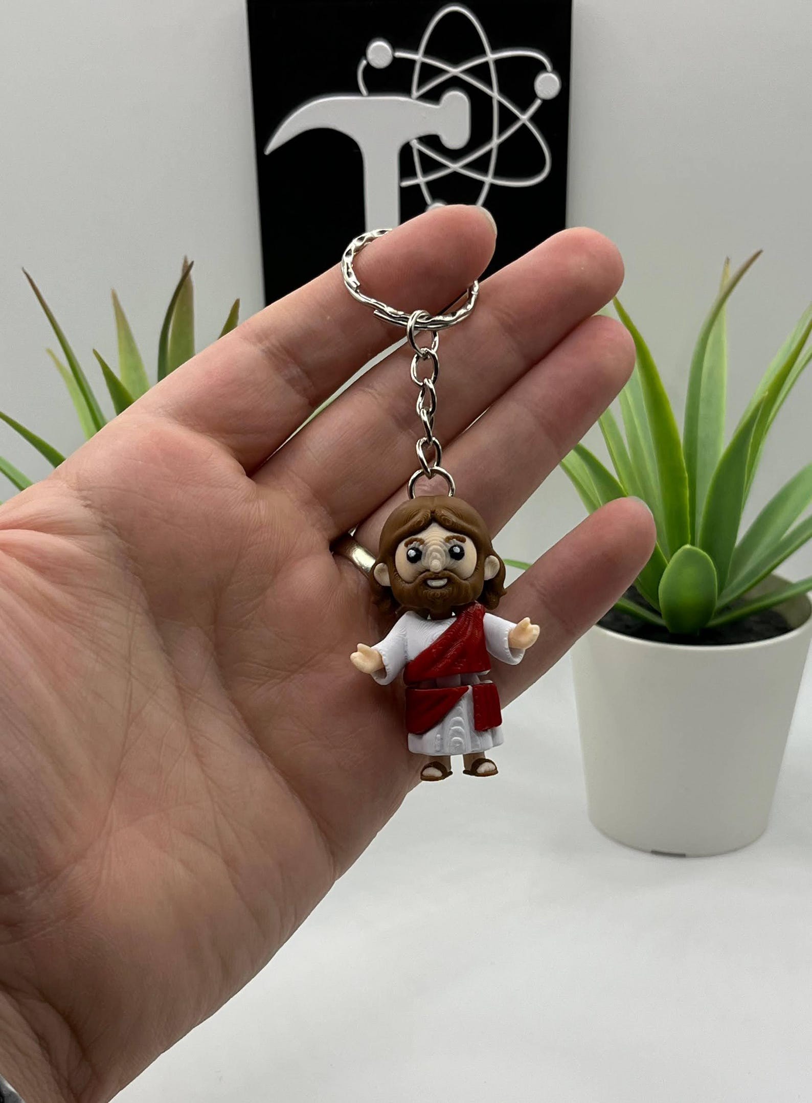 Jesus Christ | 3D Printed | Articulated Flexi Wiggle | ADHD Sensory Aid ...