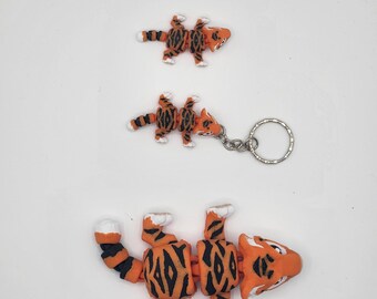 Tiger | 3D Printed | Articulated Flexi Wiggle | ADHD Sensory Aid