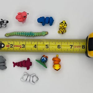 Polar Bear Storytime Set | 3D Printed | Articulated Flexi Wiggle | ADHD Sensory Aid | Fidget Toy | Baby Animals bild 6