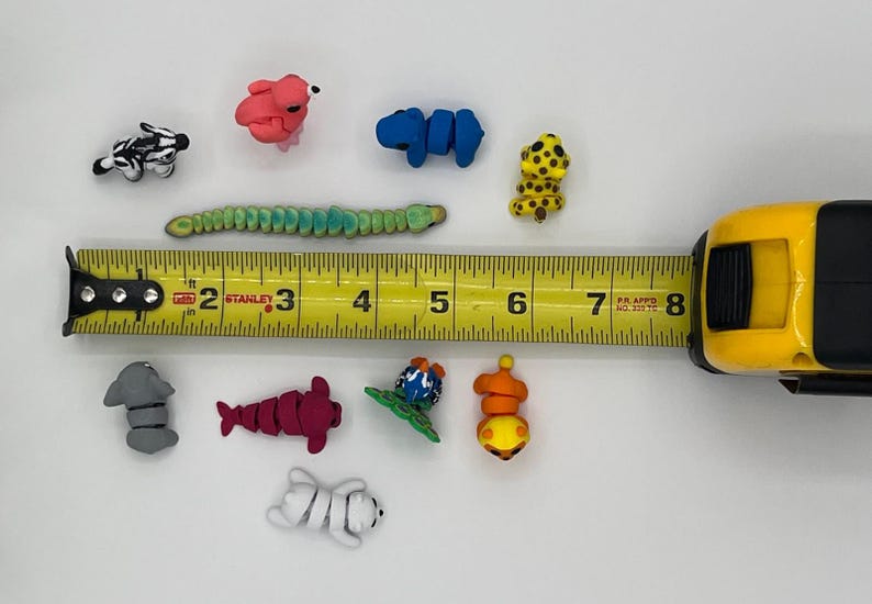 Polar Bear Storytime Set | 3D Printed | Articulated Flexi Wiggle | ADHD Sensory Aid | Fidget Toy | Baby Animals bild 6