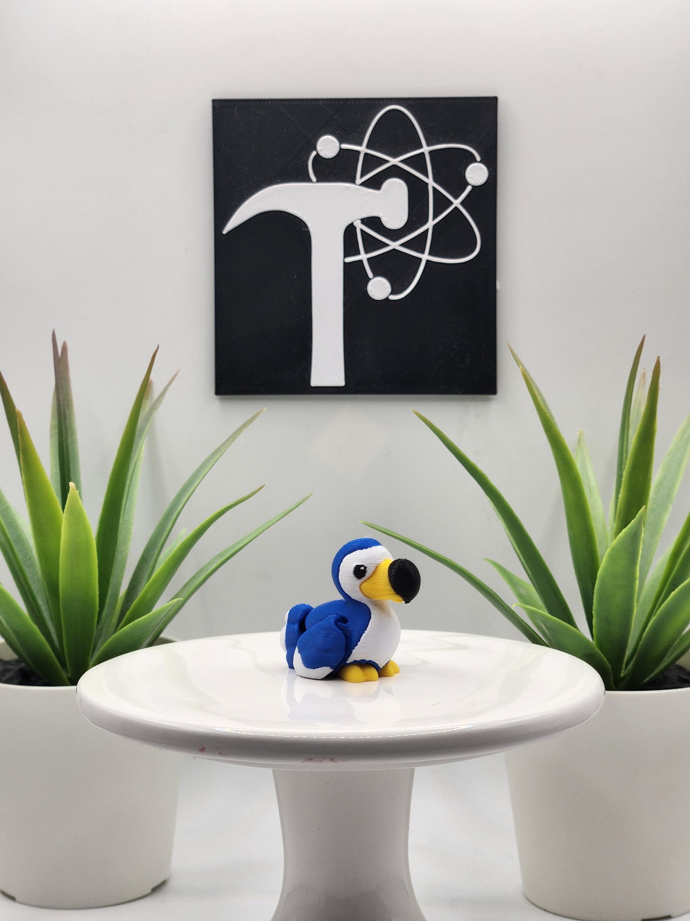 Dodo Bird | 3D Printed | Articulated Flexi Wiggle | ADHD Sensory Aid ...
