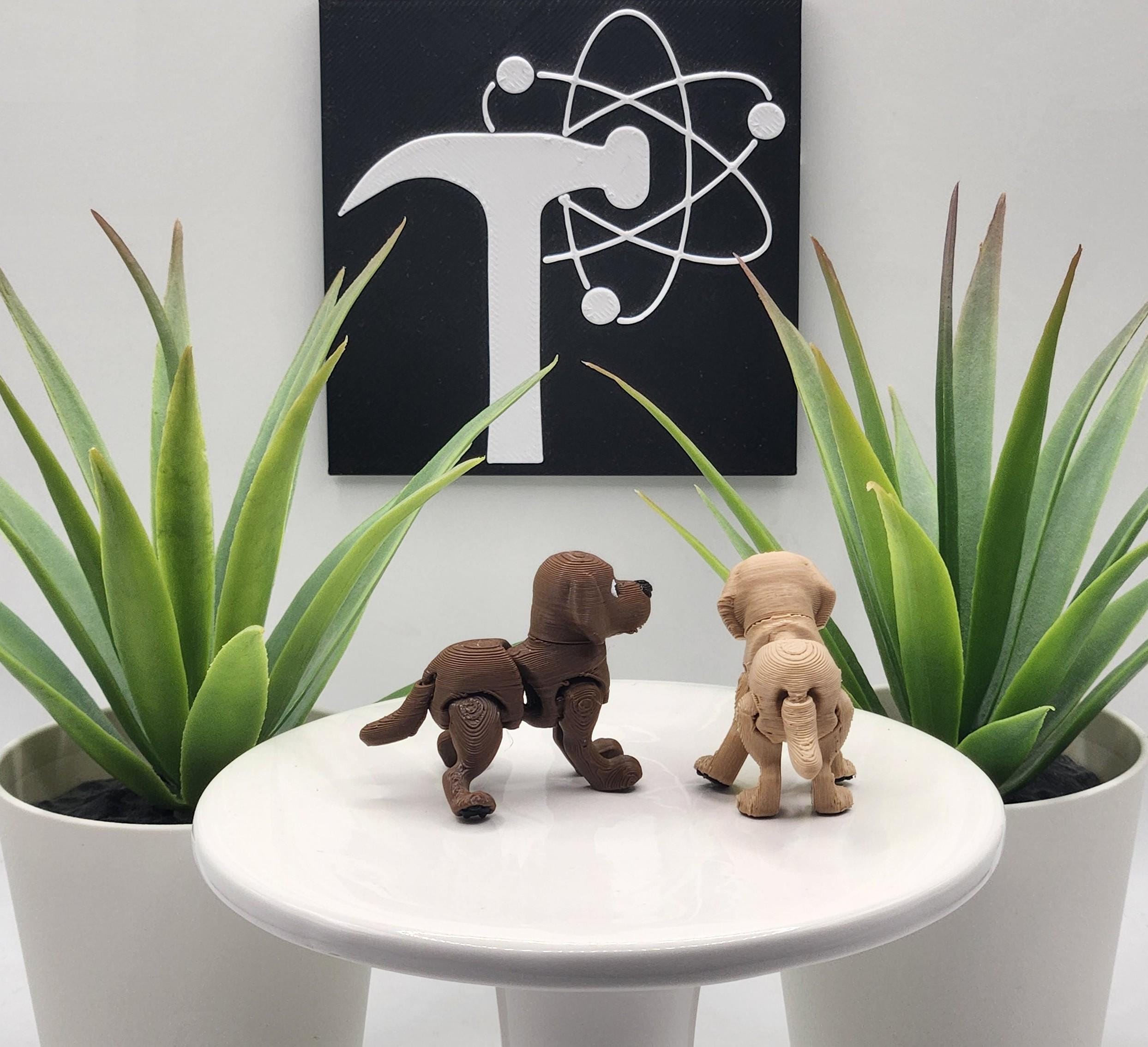 Labrador Retriever Dog Fidget | 3D Printed | Articulated Flexi Wiggle ...