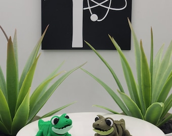 Crocodile | 3D Printed | Articulated Flexi Wiggle | ADHD Sensory Aid | Fidget Toy | Keychain Option | Cute Mini Animal