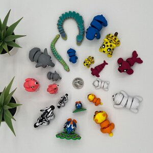 Polar Bear Storytime Set | 3D Printed | Articulated Flexi Wiggle | ADHD Sensory Aid | Fidget Toy | Baby Animals bild 8