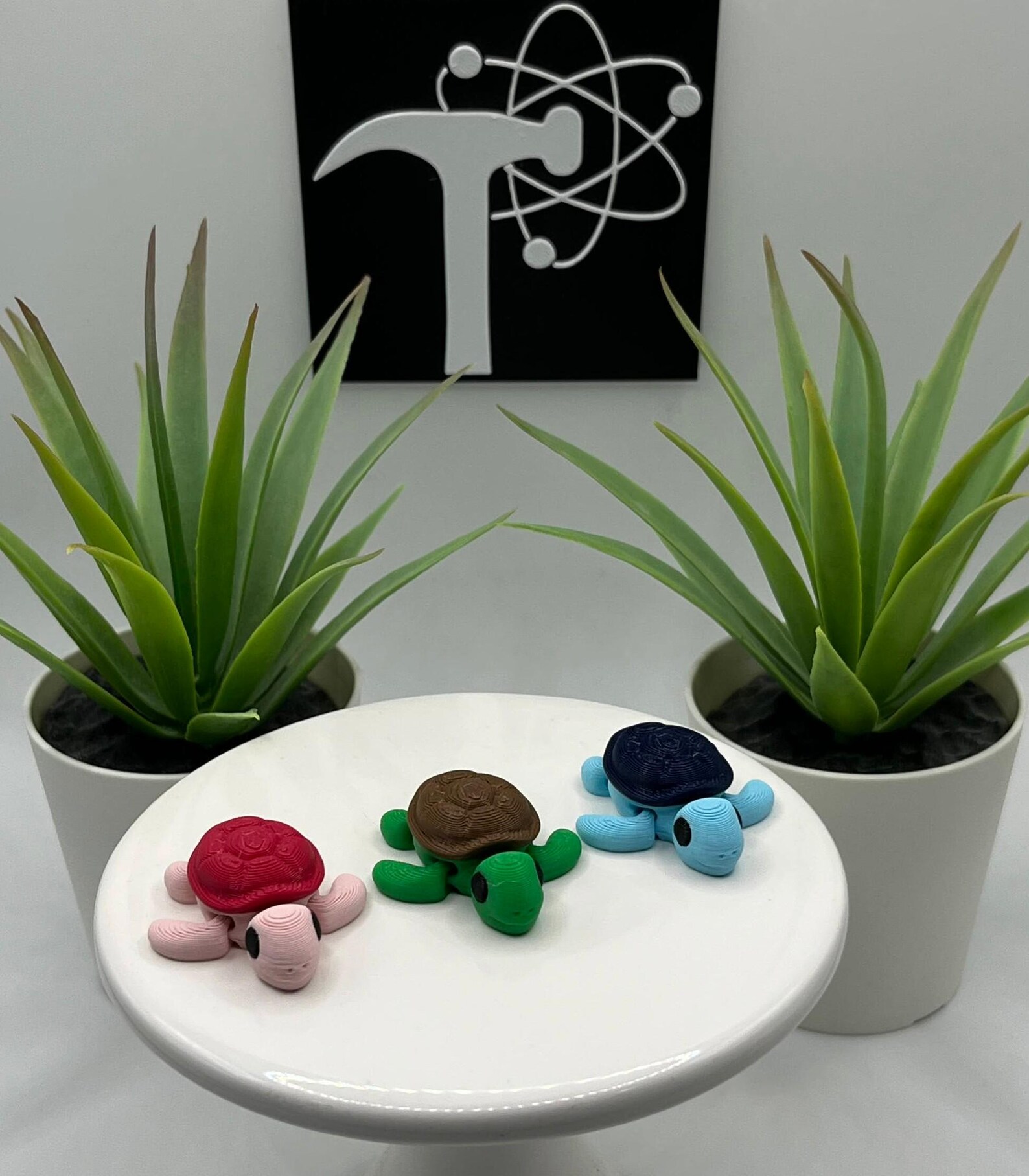 Turtle | 3D Printed | Articulated Flexi Wiggle | ADHD Sensory Aid ...