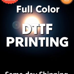 DTF Transfer, Full Color Custom DTF Print, High Quality, Ready To Press Transfers, Wholesale Dtf Print, Custom Heat Transfer, Direct To Film