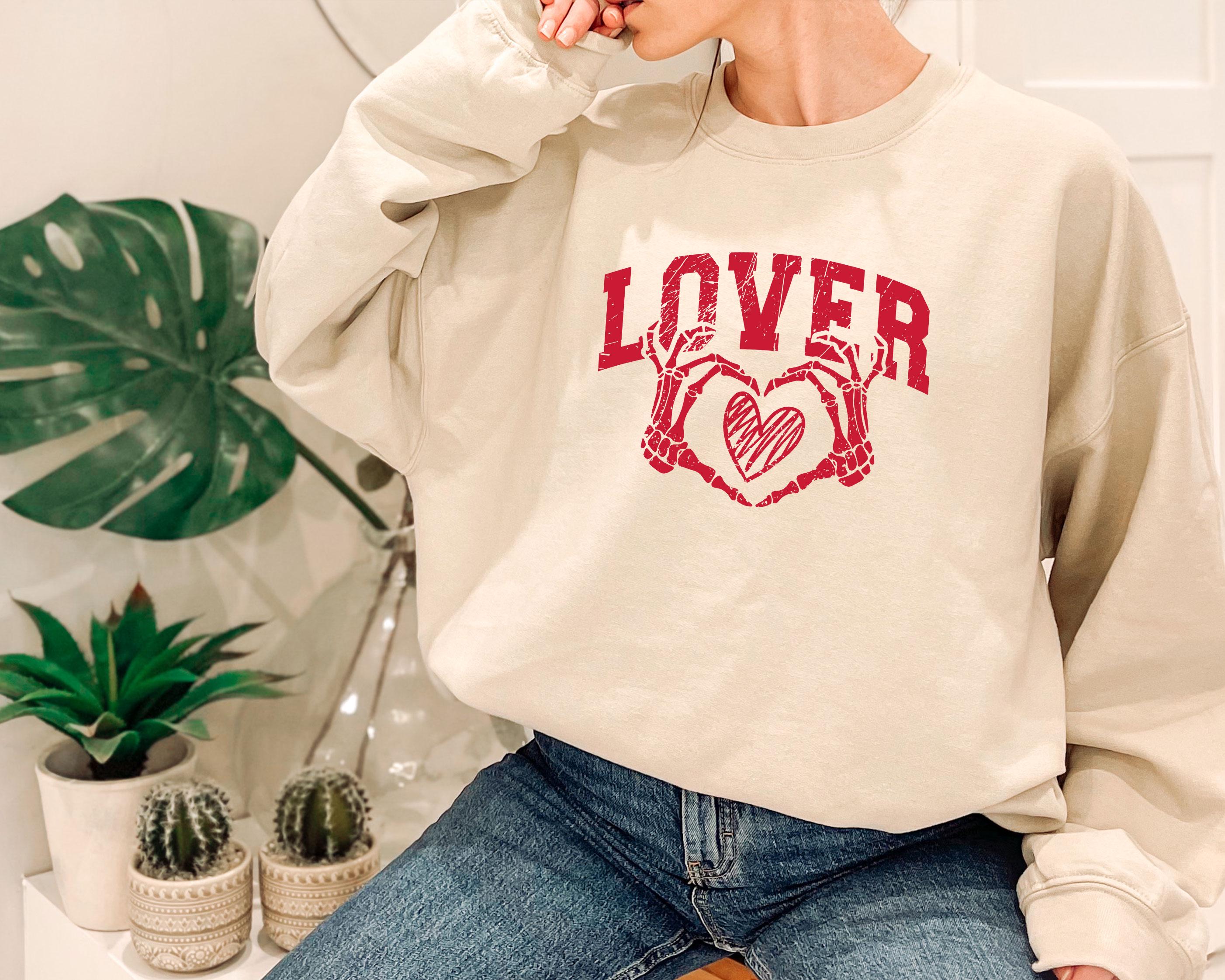 Lover Heart Sweatshirt, Valentine's Day Sweatshirt, Valentines Day