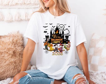 Matching Family Halloween Party Shirt, Mickey's Not So Scary 2025, MNSSHP Group Costume Tee, Disney Vacation Shirt, Magic Kingdom Squad Tee