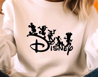 Disney Sweatshirt, Mickey And Friends Sweatshirt, Disneyland Family Vacation Sweatshirt, Disneyworld Trip, Disney Family Matching Sweatshirt