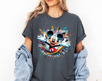 Camiseta de viaje familiar a Disneyworld para él, camisetas de viaje a Disney, camiseta de Mickey Mouse de Disney, camiseta de Disney para niños, regalo de Disney