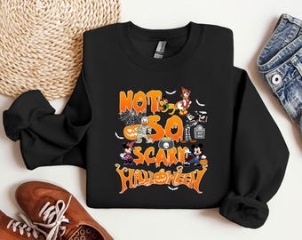 Not So Scary Halloween Party Sweatshirt, MNSSHP 2025 Crewneck, Mickey's Halloween Sweater, Magic Kingdom Family Matching, Disney Vacation