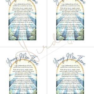 2025 LDS Youth Theme "look Unto Christ" Printable | Young Men | Posters ...