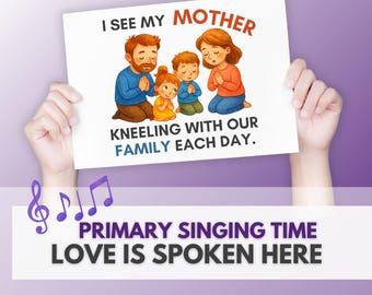 Love is Spoken Here  |  LDS Primary Song Visuals  |  Singing Time Flipchart