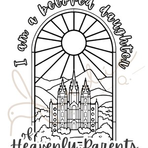 20 LDS Youth Theme Coloring Pages |