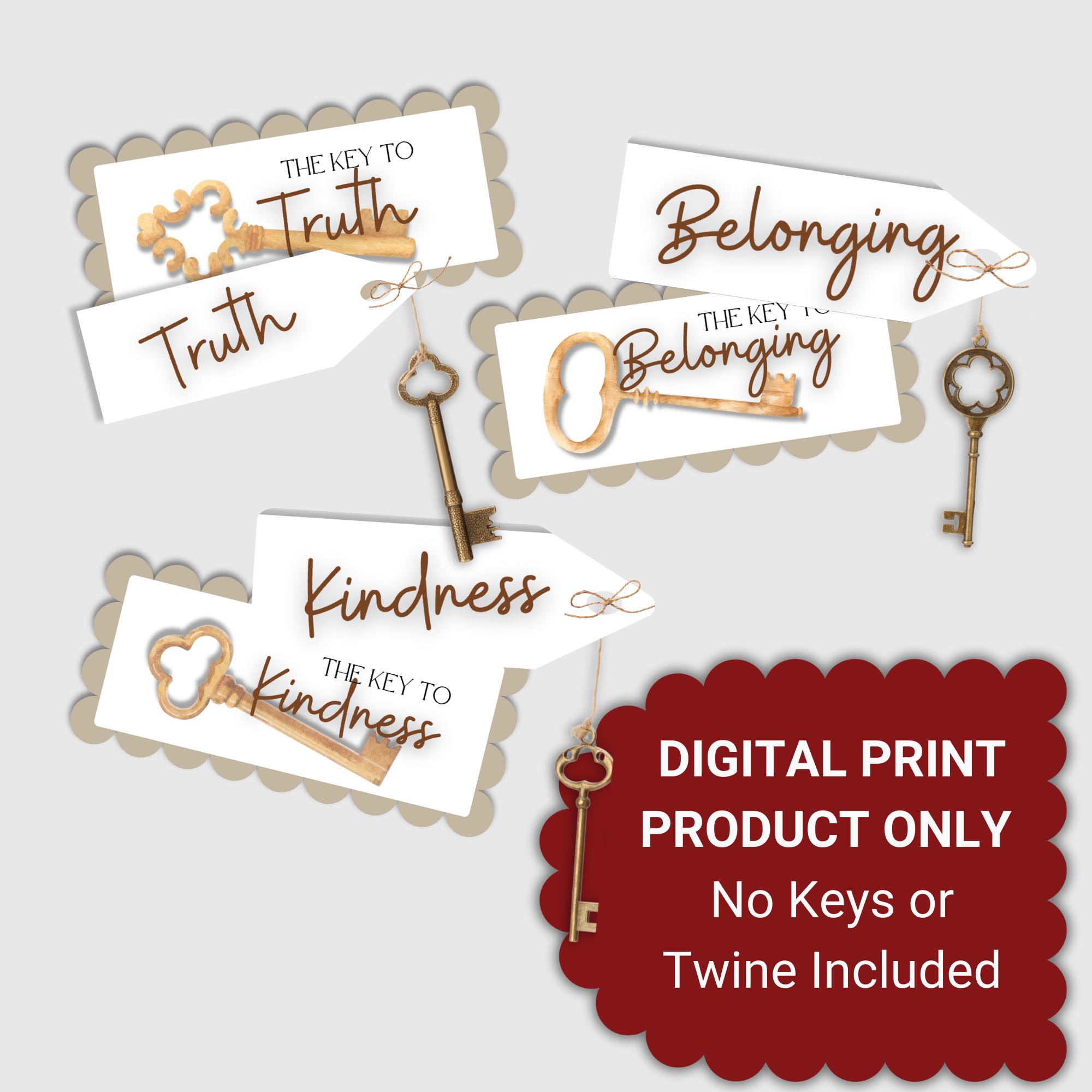 Keys to Baptism: LDS Baptism Lesson & Printable Visual Aids - Etsy