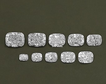 Eco Friendly Elongated Cushion Loose Diamond, Lab Grown Diamond Jewelry For Custom Gift, CVD Diamond Wedding Ring For Personalized Gift