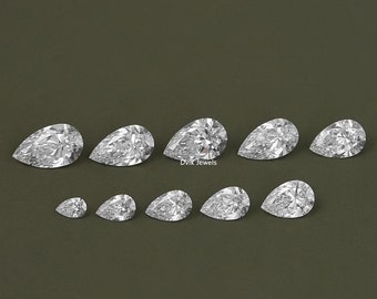 Pear Cut Diamond For Personalized Jewelry, IGI Certified 1.00 To 5.00 Carat Diamond, Eco Friendly Loose Diamond, Lab Grown Diamond For Ring