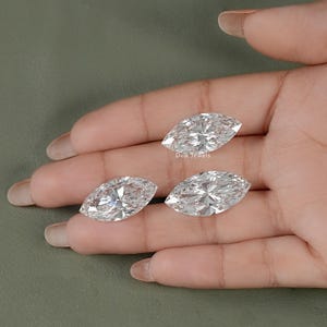 IGI Certified Marquise Cut Lab Grown Diamond, 11.00 To 15.00 Carat Loose Diamond For Wedding Gift, Conflict Free Diamond For Custom Jewelry