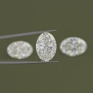 IGI Certified Oval Cut Lab Grown Diamond, EF-VS Clarity Solitaire Diamond, Loose Diamond For Jewelry Making, Loose Diamond For Custom Ring