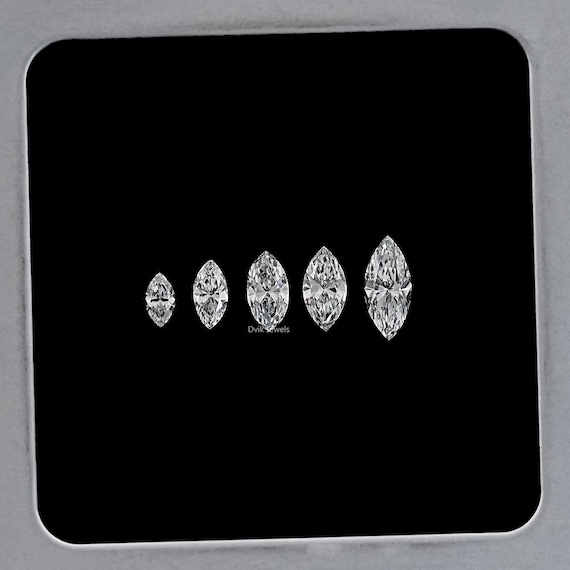 Marquise-Cut Lab Grown Loose Diamond, EF-VS Clarity Lab Grown Diamond, Solitaire Handcrafted Diamond, Lab Stone For Personalized Jewelry
