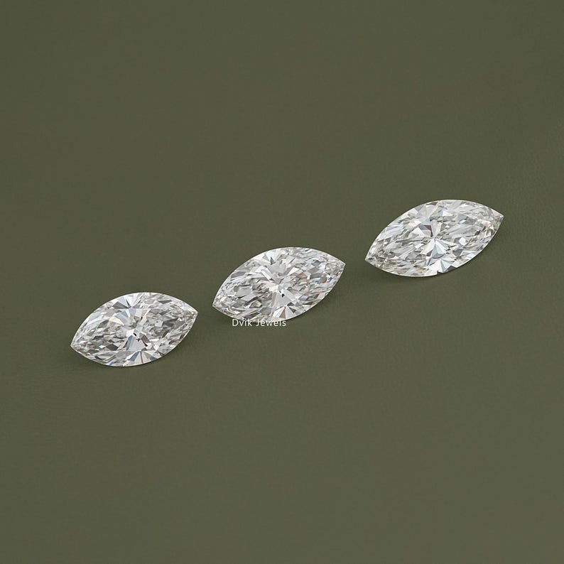 IGI Certified Marquise Cut Lab Grown Diamond, 11.00 To 15.00 Carat Loose Diamond For Wedding Gift, Conflict Free Diamond For Custom Jewelry
