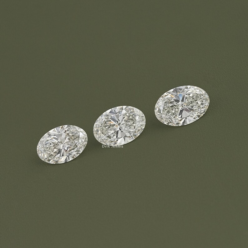 IGI Certified Oval Cut Lab Grown Diamond, EF-VS Clarity Solitaire Diamond, Loose Diamond For Jewelry Making, Loose Diamond For Custom Ring