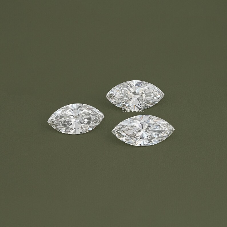IGI Certified Marquise Cut Lab Grown Diamond, 11.00 To 15.00 Carat Loose Diamond For Wedding Gift, Conflict Free Diamond For Custom Jewelry