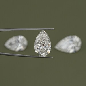 Pear Cut IGI Certified Lab Diamond, Solitaire Loose Handcrafted Diamond,  EF-VS Clarity Diamond, Loose Stone For Personalized Jewelry Making